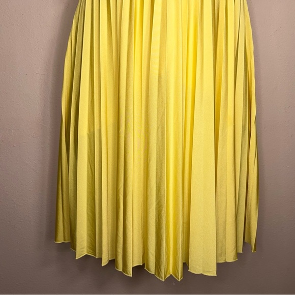 Juniors XL Speechless Yellow Event Party Formal Dress Prom Cocktail Pleated - Picture 12 of 15